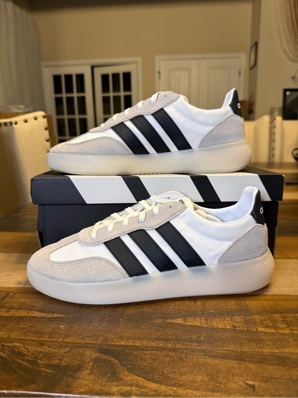 Adidas Barreda Decode "Cloud White/Core Black/Grey Two" Colorway